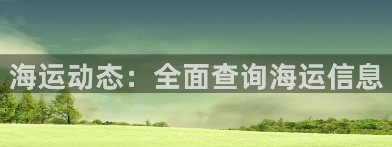 欢迎来到大海